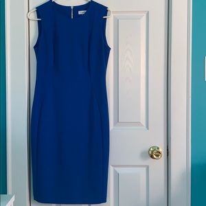 🌟WORN ONCE🌟 Calvin Klein size 8 blue dress